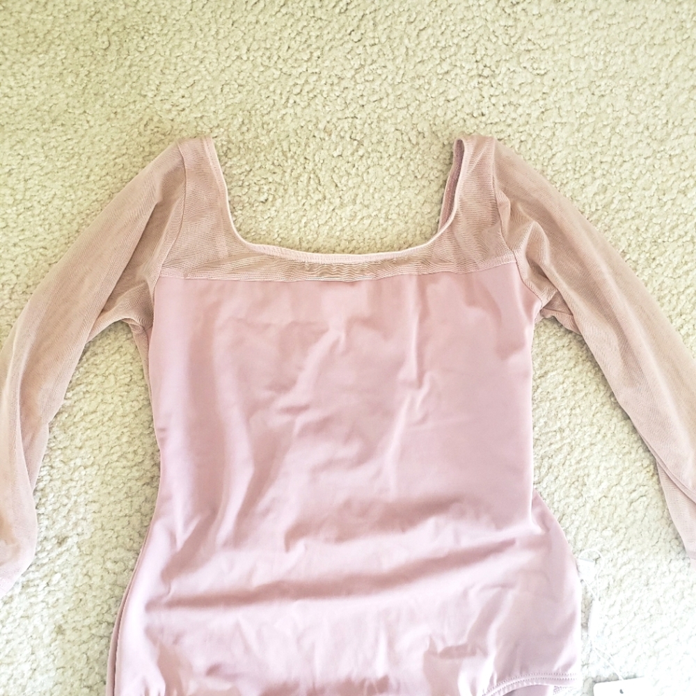 Class In Leotard, Ballet, Size M, Dusty Pink